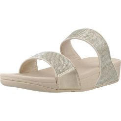 Sandały FITFLOP LULU SHIMMERGLITZ Złoty. Żółte sandały damskie FIT FLOP, bez wzorów, z materiału, bez obcasa. Za 469.00 zł.