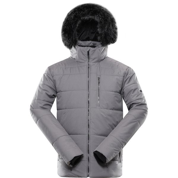 Alpine Pro Loder Męska Zimowa Kurtka XL - Wodoodporna i Ciepła. Fioletowe kurtki męskie Alpine Pro, na zimę, m, bez wzorów, eleganckie, bez kaptura. Za 415.99 zł.