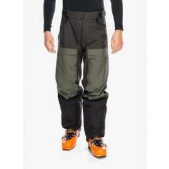 Spodnie narciarskie męskie Peak Performance Gravity GORE-TEX 3L Pants. Zielone spodnie materiałowe męskie Peak Performance, bez wzorów, z gore-texu, sportowe. Za 1,710.99 zł.