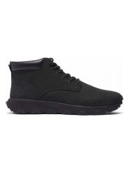 Timberland Skórzane botki "Winsor Park" w kolorze czarnym rozmiar: 44,5. Czarne buty zimowe męskie Timberland, bez zapięcia. Za 470.45 zł.