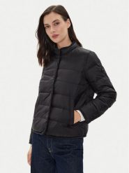 Tommy Hilfiger Kurtka puchowa WW0WW42377 Czarny Regular Fit. Czarne kurtki damskie Tommy Hilfiger, m, bez wzorów, z puchu, bez kaptura. Za 999.99 zł.