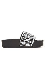 Liu Jo Klapki Mykonos 01 BA5097 EX004 Czarny. Czarne klapki damskie Liu Jo, bez wzorów, z tworzywa sztucznego, bez obcasa. Za 289.99 zł.