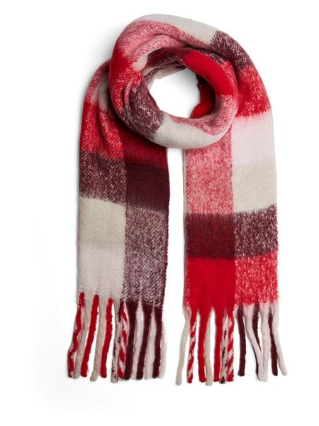 Pieces Szal w kolorze czerwonym rozmiar: onesize. Czerwone szaliki i kominy damskie Pieces, bez wzorów. Za 73.93 zł.