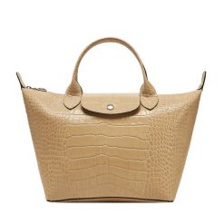 Torebka Longchamp. Brązowe torebki klasyczne damskie Longchamp, bez wzorów, bez dodatków. Za 1,529.00 zł.