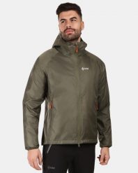 Outdoorowa wodoodporna kurtka Kilpi JALUU-U. Zielone kurtki damskie Kilpi, xl, bez wzorów, z materiału, bez kaptura. Za 292.95 zł.