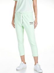 Replay Spodnie dresowe w kolorze miętowym rozmiar: S. Zielone spodnie dresowe damskie Replay, s, bez wzorów, z bawełny. Za 200.60 zł.