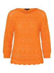 More & More Sweter w kolorze pomarańczowym rozmiar: 38. Pomarańczowe swetry klasyczne damskie MORE & MORE, z bawełny, bez kołnierzyka. Za 100.99 zł.