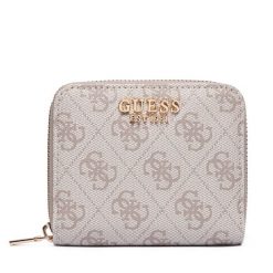 Portfel Guess. Brązowe portfele damskie Guess, z aplikacjami. Za 219.99 zł.