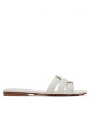Aldo Klapki Gotosandal 13966710 Biały. Białe klapki damskie Aldo, bez wzorów, ze skóry, bez obcasa. Za 209.99 zł.