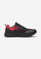 Czarno-Zielone Buty Sportowe Telape. Czarne buty trekkingowe męskie Born2be, przed kostkę, bez zapięcia. Za 189.99 zł.