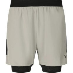 Szorty Virtus Dylan V2. Szare szorty męskie VIRTUS, bez kołnierzyka. Za 256.50 zł.