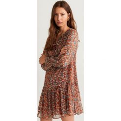 Mango - Sukienka Bard. Zielone sukienki damskie Mango, na co dzień, l, bez wzorów, z materiału, casualowe, bez kołnierzyka, bez ramiączek, maxi, oversize. Za 199.90 zł.
