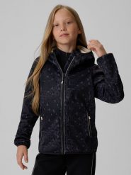 4F Softshell вітрозахисний мембрана 5000 для дівчаток - чорний 140. Kurtki softshell damskie 4f, bez wzorów, z softshellu, bez kaptura. Za 2,399.90 zł.