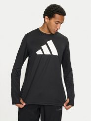 Adidas Koszulka techniczna Run It IL7231 Czarny Regular Fit. Czarne t-shirty sportowe męskie Adidas, l, z syntetyku, bez ramiączek, do biegania. Za 99.99 zł.