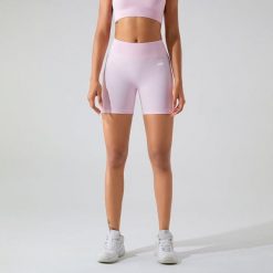 Szorty Sculpt Scrunch - Jasnoróżowy. Czerwone spodenki sportowe damskie JOY STUDIO, l, z materiału, na fitness i siłownię. Za 168.00 zł.