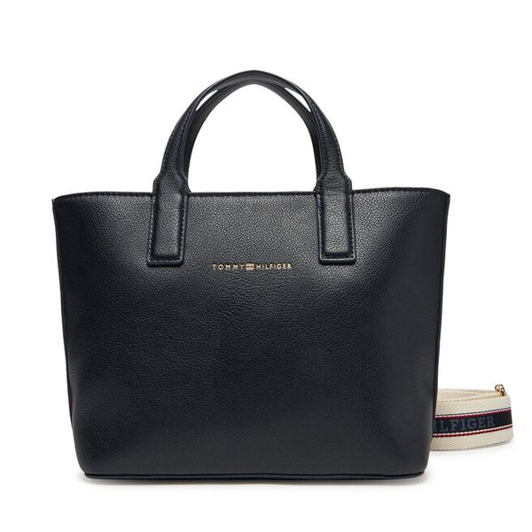 Torebka Tommy Hilfiger. Niebieskie torebki klasyczne damskie Tommy Hilfiger, bez wzorów, bez dodatków. Za 359.99 zł.