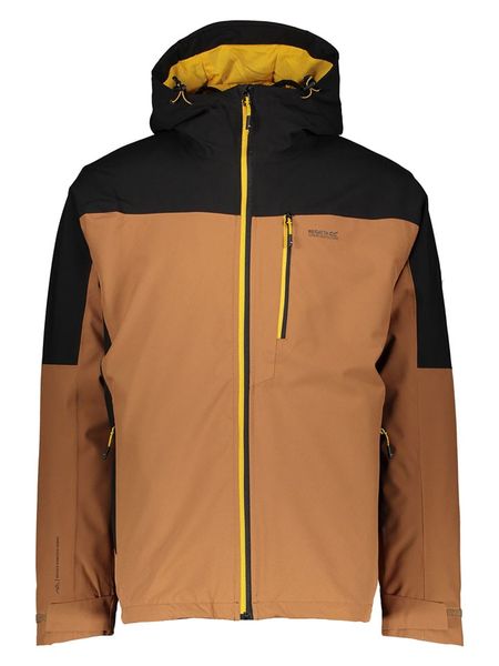 Regatta Kurtka funkcyjna w kolorze czarno-jasnobrązowym rozmiar: L. Brązowe kurtki outdoor męskie Regatta, l, bez wzorów, z materiału, bez kaptura. Za 274.75 zł.