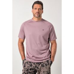 Męski T-shirt FLEXNAMIC® fitness rękaw 1/2 nadruk z tyłu QuickDry. Czerwone t-shirty męskie JAY-PI, m, bez wzorów, z materiału, bez kołnierzyka. Za 139.99 zł.