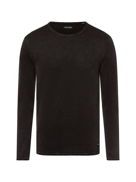 Jack & Jones sweter z dzianiny - JJEleo Mężczyźni Bawełna szary, L. Szare swetry męskie Jack & Jones, l, bez wzorów, z bawełny, bez kołnierzyka. Za 169.95 zł.