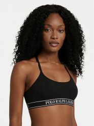 Polo Ralph Lauren Biustonosz top 4P0477 Czarny. Czarne biustonosze Polo Ralph Lauren, bez wzorów, z syntetyku. Za 297.99 zł.