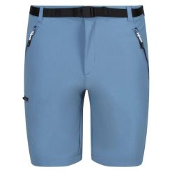 Spodenki turystyczne Regatta Xert III. Niebieskie szorty męskie Regatta, bez wzorów, sportowe. Za 246.00 zł.