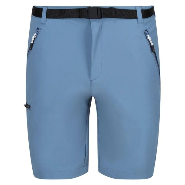 Spodenki turystyczne Regatta Xert III. Niebieskie szorty męskie Regatta, bez wzorów, sportowe. Za 246.00 zł.
