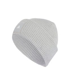 Czapka Cuffed. Szare czapki męskie Adidas, bez wzorów, z materiału, eleganckie. Za 129.00 zł.