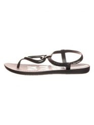 Ipanema Sandały w kolorze czarnym rozmiar: 35/36. Czarne sandały damskie Ipanema, bez wzorów, bez obcasa. Za 60.88 zł.