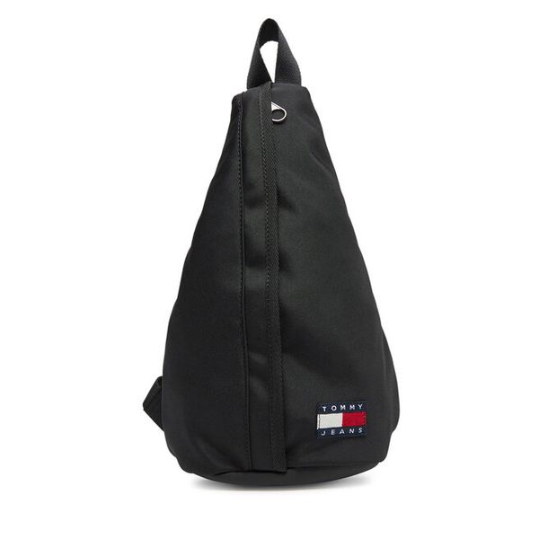 Plecak Tommy Jeans. Czarne plecaki męskie Tommy Jeans, bez wzorów, z jeansu. Za 129.99 zł.