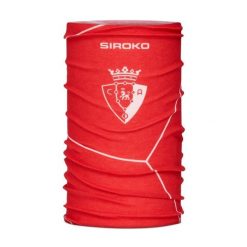 Rowerowy komin na szyję Club Atlético Osasuna x Siroko Siroko OS NW Valiente R. Czerwone szaliki i kominy damskie SIROKO, bez wzorów, z tkaniny. Za 75.00 zł.