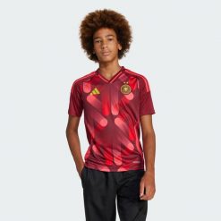 Koszulka Germany 25 (Women's Team) Away. Czerwone t-shirty damskie Adidas, l, bez wzorów, z dzianiny, bez kołnierzyka. Za 349.00 zł.
