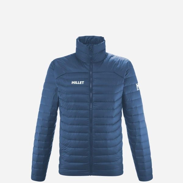 Męska kurtka puchowa EVOLE LIGHT 700. Niebieskie kurtki męskie Millet, m, bez wzorów, z materiału, sportowe, bez kaptura. Za 1,196.40 zł.