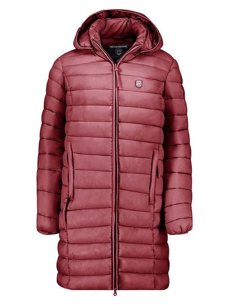Canadian Peak Płaszcz pikowany "Akitaleak" w kolorze czerwonym rozmiar: S. Czerwone płaszcze damskie Canadian Peak, s, bez wzorów. Za 219.95 zł.