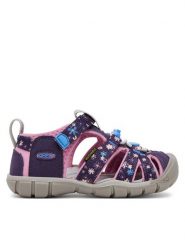Keen Sandały Seacamp II Cnx 1030806 Fioletowy. Fioletowe sandały dziewczęce Keen, z materiału, bez zapięcia. Za 179.99 zł.