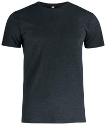 Clique Slub-T - dopasowany t-shirt, 100% bawełna – black. Czarne t-shirty męskie CLIQUE, m, bez wzorów, z bawełny, bez kołnierzyka. Za 99.59 zł.