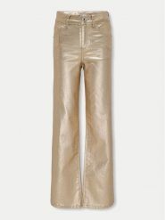 Kids ONLY Jeansy 15333071 Złoty Wide Leg. Żółte spodnie dziewczęce Kids Only, z bawełny. Za 99.99 zł.