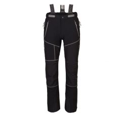 Spodnie skiturowe męskie Milo Lahore Pants. Czarne spodnie materiałowe męskie Milo, bez wzorów, z tkaniny. Za 494.99 zł.