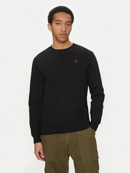 G-Star Raw Bluza D16917-C235 Czarny Regular Fit. Czarne bluzy bez kaptura męskie G-Star Raw, m, z bawełny. Za 249.99 zł.