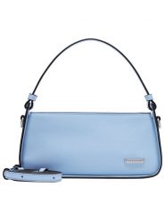 LIEBESKIND BERLIN Skórzana torebka "Crossbody XS" w kolorze błękitnym - 22 x 10 x 7 cm rozmiar: onesize. Niebieskie torebki klasyczne damskie LIEBESKIND BERLIN, bez wzorów, z materiału, bez dodatków. Za 351.38 zł.