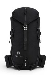 Plecak trekkingowy MILO BISSOI 30 30L czarny. Czarne plecaki damskie Milo, bez wzorów, z materiału, klasyczne. Za 379.00 zł.