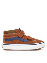 Vans Sneakersy MTE SK8-Mid Reissue V VN000D10N1Z1 Pomarańczowy. Brązowe buty sportowe chłopięce Vans, bez wzorów, ze skóry, bez zapięcia. Za 239.99 zł.