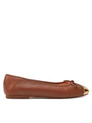 Liu Jo Baleriny Dafne 01 SF4089 PX460 Brązowy. Brązowe baleriny damskie Liu Jo, bez wzorów, ze skóry, bez obcasa. Za 289.99 zł.