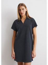 Marc O´Polo Bodywear Sukienka w kolorze antracytowym rozmiar: L. Czarne sukienki damskie na co dzień, l, bez wzorów, bez kołnierzyka, bez ramiączek, mini, proste. Za 157.35 zł.