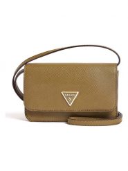 Guess Torebka w kolorze oliwkowym - 20 x 12 x 5 cm rozmiar: onesize. Zielone torebki klasyczne damskie Guess, z aplikacjami, z materiału, bez dodatków. Za 263.53 zł.