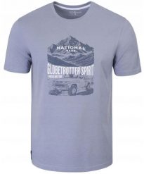 T-Shirt (Koszulka) Męska - Pako Jeans - Niebieska, Retro Nadruk. Niebieskie t-shirty męskie Pako Jeans, l, bez wzorów, z bawełny, bez kołnierzyka. Za 69.00 zł.