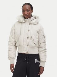 Juicy Couture Kurtka zimowa JCOIJ226553 Beżowy Regular Fit. Brązowe kurtki damskie Juicy Couture, na zimę, m, bez wzorów, z syntetyku, bez kaptura. Za 749.99 zł.