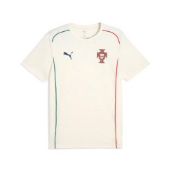 Koszulka Portugalia 2025/26. Brązowe t-shirty sportowe męskie Puma, m, z materiału, bez ramiączek, na fitness i siłownię. Za 192.15 zł.