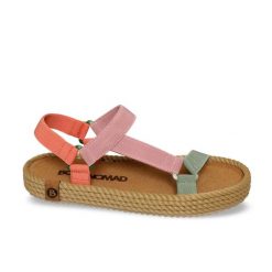 Sandały damskie plażowe MIAMI. Obuwie trekkingowe damskie Aulp, bez wzorów, z jeansu, bez obcasa, na płaskiej podeszwie. Za 259.99 zł.
