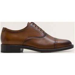 Mango Man - Półbuty Toledo. Półbuty męskie Mango Man, z bawełny, z okrągłym noskiem, bez zapięcia. W wyprzedaży za 174.90 zł.