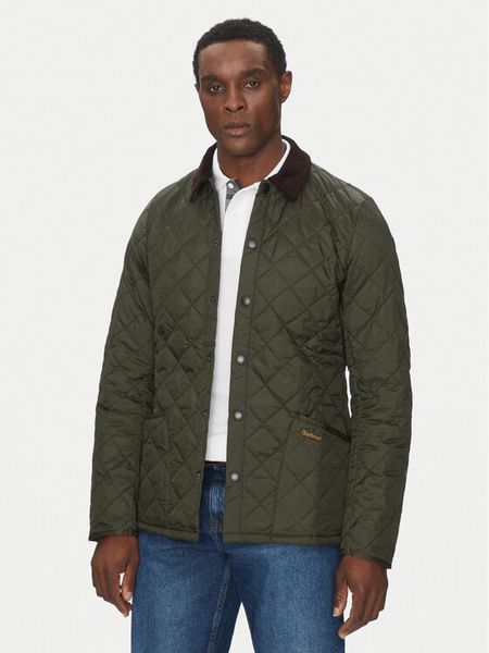 Barbour Kurtka przejściowa Heritage Liddesdale MQU0240OL71 Zielony Tailored Fit. Zielone kurtki męskie Barbour, m, bez wzorów, z syntetyku, bez kaptura. Za 819.99 zł.